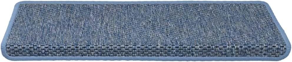 vidaXL Treppenmatten 15 STK., Stufenmatten Selbstklebend, Treppenteppich in Sisal-Optik, Treppenstuf