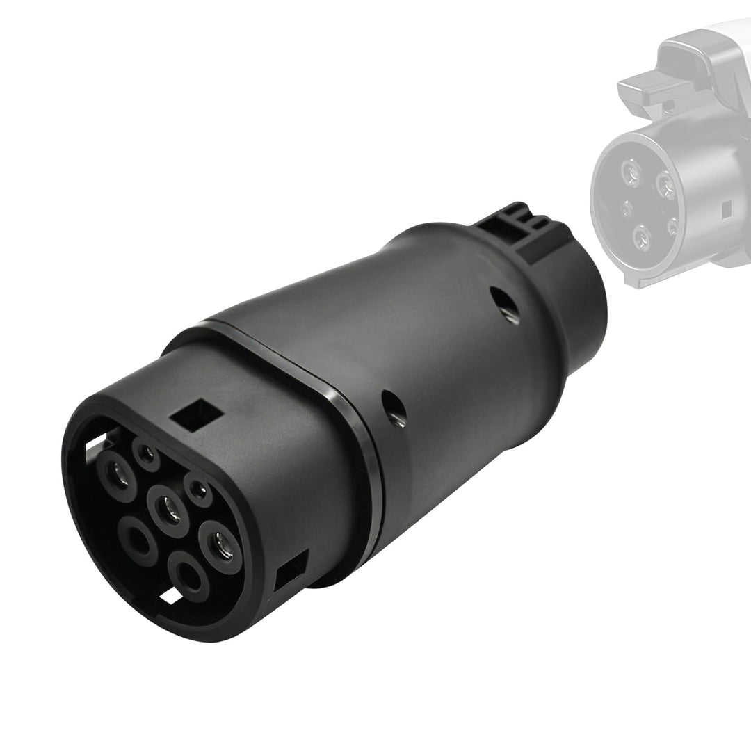Typ 1 auf Typ 2 EV Ladeadapter, Max32A, 250 V, 7.4 kW SAE J1772 auf IEC 62196 Ladeadapter für Elektr