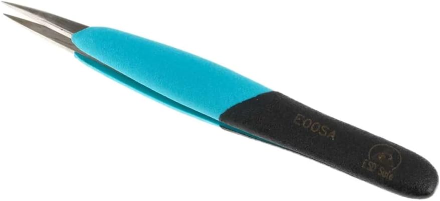 Weller Erem EOOSA Ergonomische Sehr Robuste Präzisionspinzette mit Geraden Starken Spitzen für Stand