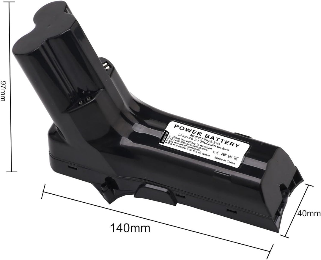 Ersatzakku 25,2V 3000mAh für Philips SpeedPro Max, Max Aqua/Stick Series, für Philips XC7042/01, XC7