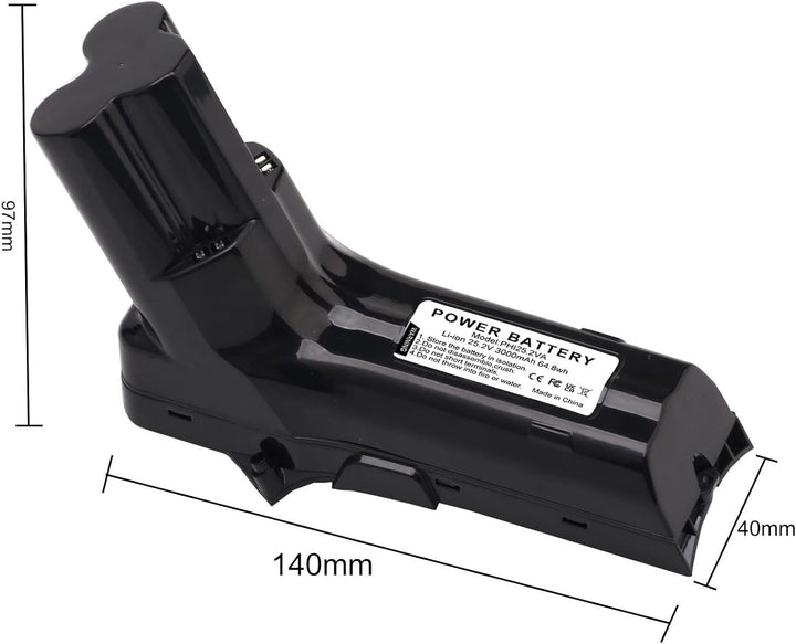Ersatzakku 25,2V 3000mAh für Philips SpeedPro Max, Max Aqua/Stick Series, für Philips XC7042/01, XC7