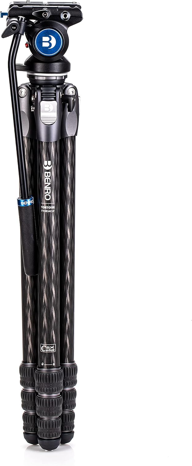 BENRO Trepied Vidéo Carbone Tortoise 34CLV+S4PRO - TTOR34CLVS4PRO