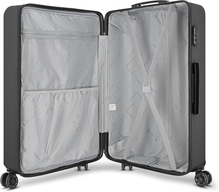 Worldpack New York 2.0 Koffer Trolley | Grosser Hartschalenkoffer mit Tragegriff, 4 Rollen, TSA Zahl