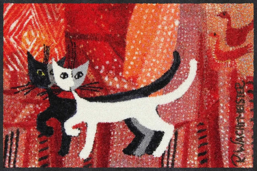 Salonloewe Rosina Wachtmeister Fussmatte Nero e Bianca 050x075 cm Fussabtreter Sauberlaufmatte draus