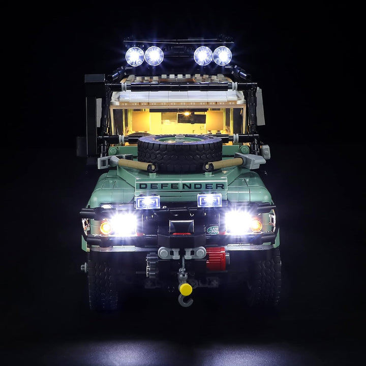 LIGHTAILING Licht-Set Für Lego- 10317 Klassischer Land Rover Defender 90 - Led-Beleuchtungsset Kompa