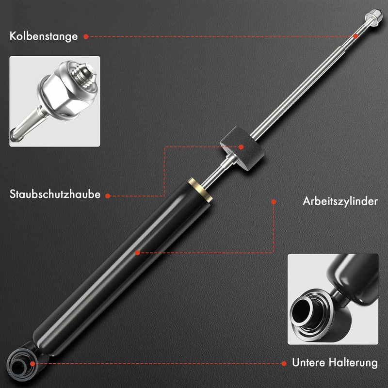 Frankberg 2x Stossdämpfer Vorne Links Rechts Kompatibel mit Cabrio 450 0.6L-0.8L Cabriolet 2000-2004