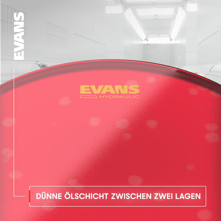 Evans Hydraulic Glass Schlagfell, Clear, 14 Zoll 14-inch Glass, 14-inch Glass
