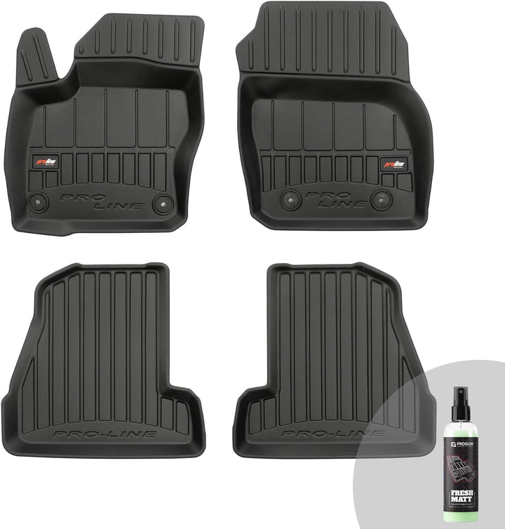FROGUM ProLine 3D Gummimatten Exklusiven Auto Fussmatten Autofussmatten für Ford Focus III 2010-2018