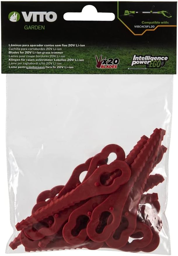 Plastic Blades for Vito VIBCACSFL20 Pack of 10