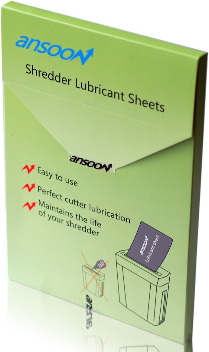Ansoon 24 Stück Papier-Aktenvernichter, Schmierblätter, Papier-Aktenvernichter und Schmierblätter, 2
