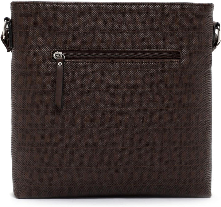 Tamaris Umhängetasche Jody 31984 Damen Handtaschen Ornament Einheitsgrösse Brown, Einheitsgrö&#