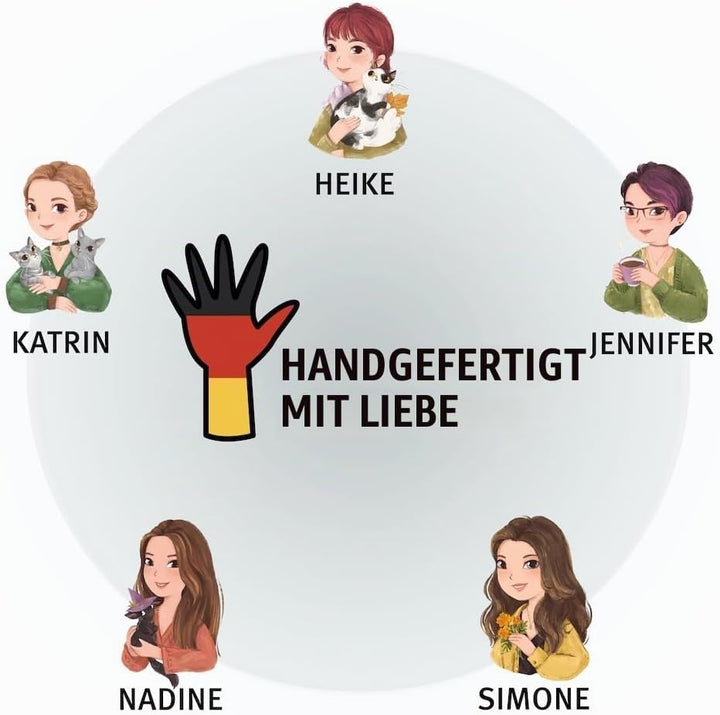 Katzenspielzeug Set aus Naturmaterial – Interaktives Katzenspielzeug für Wohnungskatzen – Katzenange