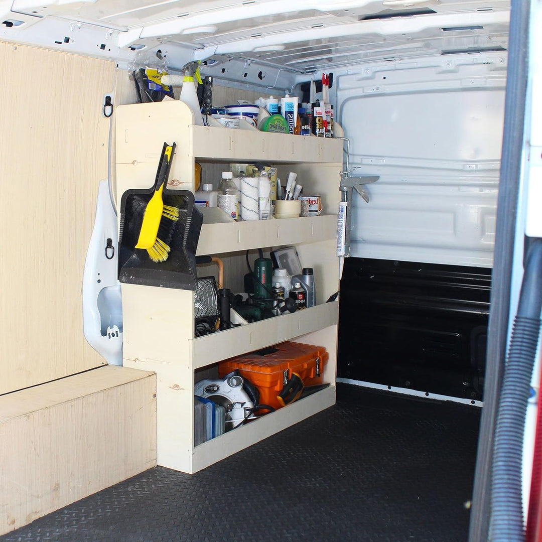 Vanify - Kompatibel mit Renault TRAFIC L1 2015+ Fahrzeugeinrichtung Fahrzeugregale, Fahrerseite vorn
