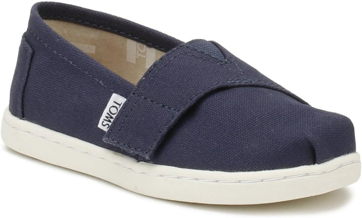 TOMS Unisex Kinder Alpargata Flache Slipper 17.5 EU Marineblau, 17.5 EU Marineblau