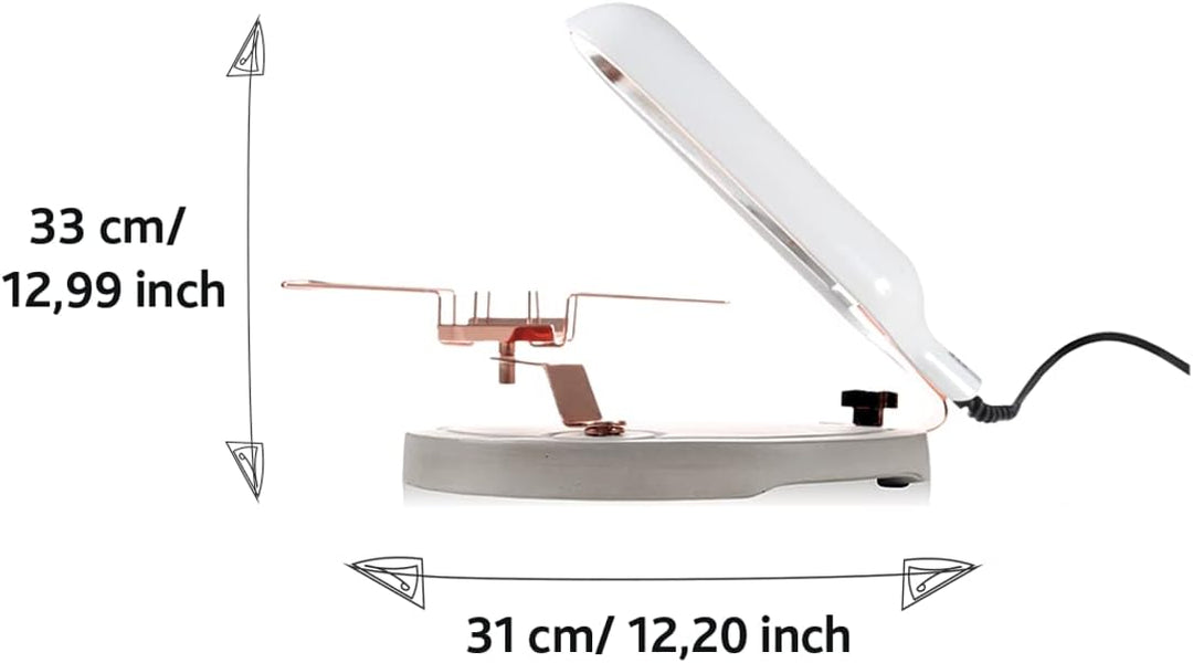 Boska Raclette Quattro Beton - Schweizer Tradition - drehbarer Träger
