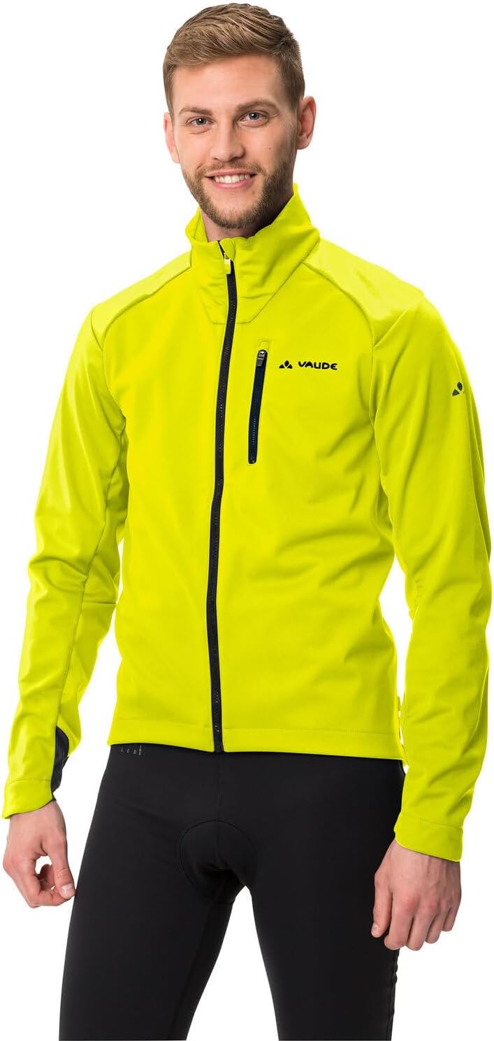 VAUDE Men's Posta Softshell Jacket VI - Softshelljacke Herren - Radjacke L neon yellow/neon yellow,