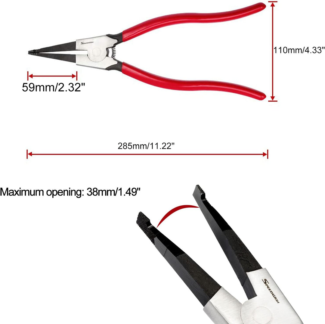 SPEEDWOX 11 Zoll Sicherungsring Zange Spezielle Sicherungsring Zange zum Entfernen Installieren Scha