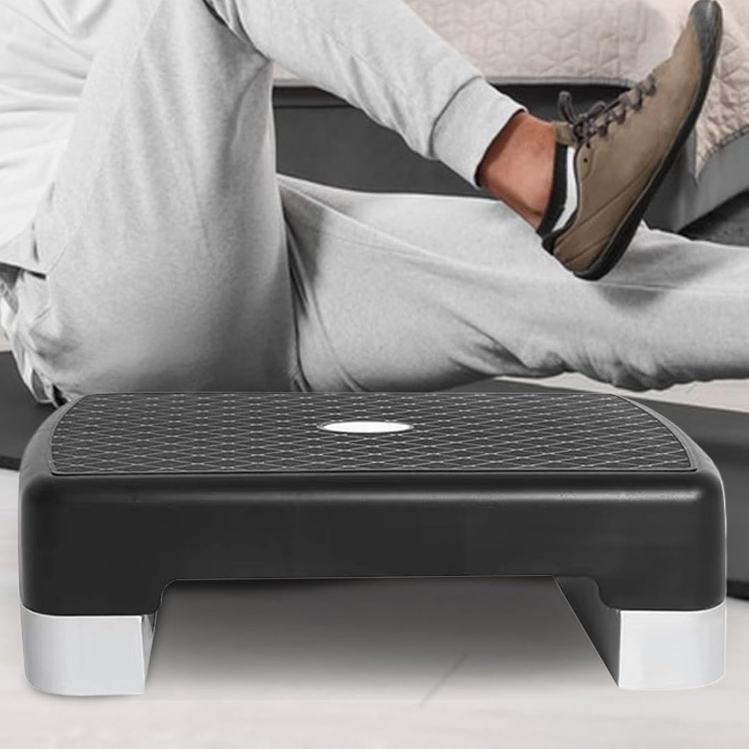 Aerobic Steppbrett, Stepper Aerobic Schritt, 45cm Stepper Höhenverstellbar Und Rutschfest, Home Gym