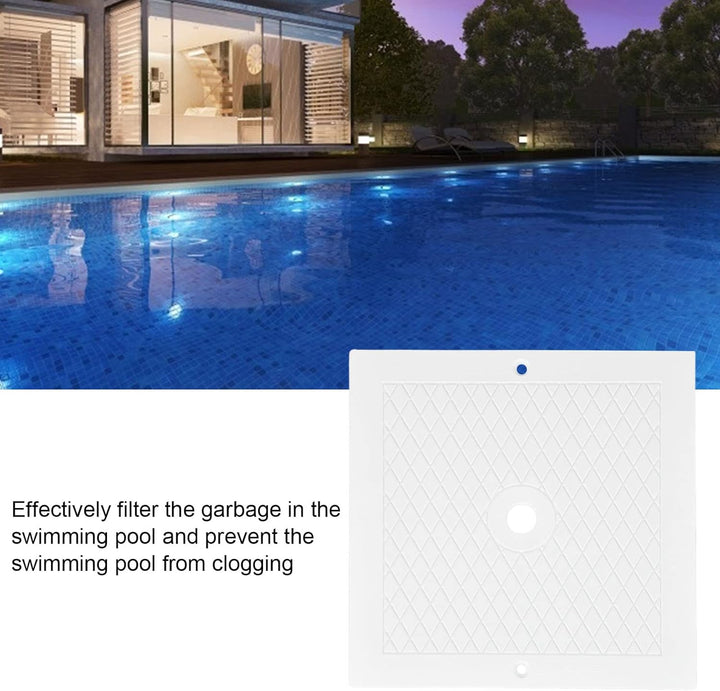 Dilwe Schwimmbad-Skimmer-Deckel, 10'' Skimmer-Deckel-Ersatz, Poolfilter-Abdeckung, für Hayward