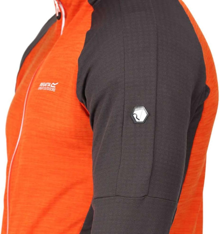 Regatta Hepley Fleecejacke für Herren leicht und dünn XXL Orange, XXL Orange