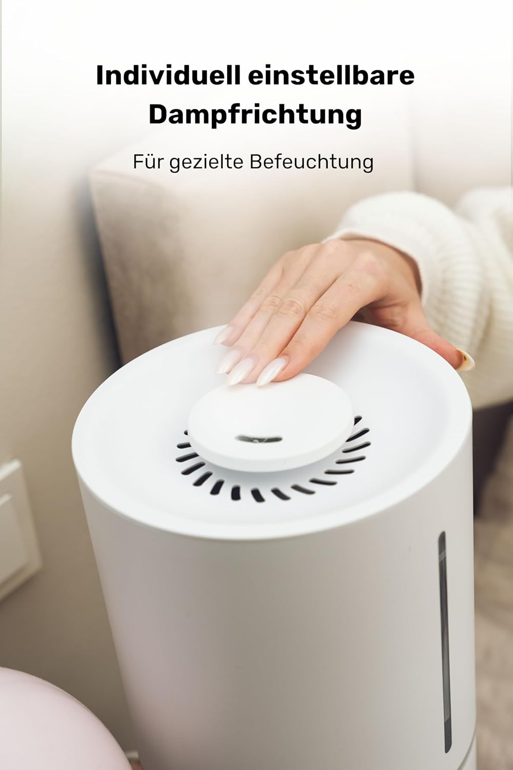 L4 Luftbefeuchter – 4,5L Wassertank, bis zu 35h Laufzeit, flüsterleise