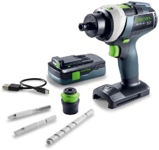 Festool Spielzeug Akku-Bohrschrauber TY-TPC, inkl. einem abnehmbaren Akku (Aufladung per USB-C), inc