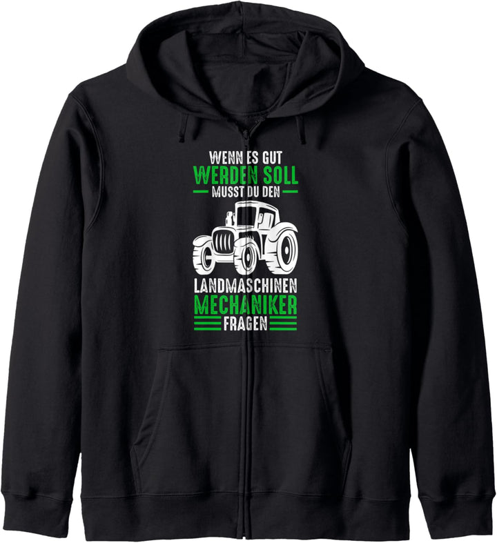Traktor Mechaniker Landmaschinenmechaniker Kapuzenjacke
