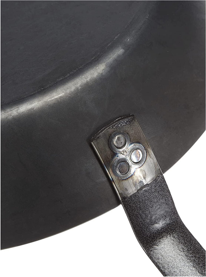 Pentole Agnelli Lionese Pfanne mit Griff, leicht, Eisen, Grau 40 cm grau, 40 cm