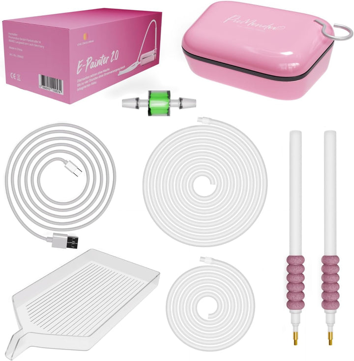 Picmondoo E-Painter für Diamond Painting (Rosa 2 - Stufen), Rosa