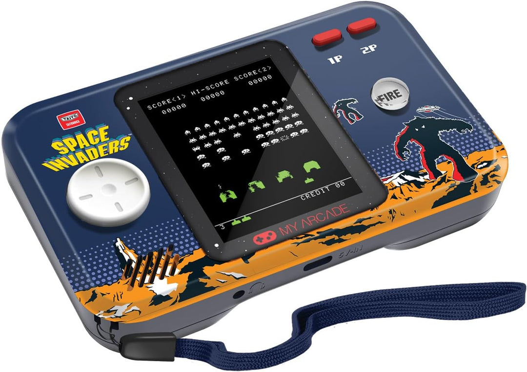 My Arcade Space Invaders Pocket Player Pro tragbares Spielsystem