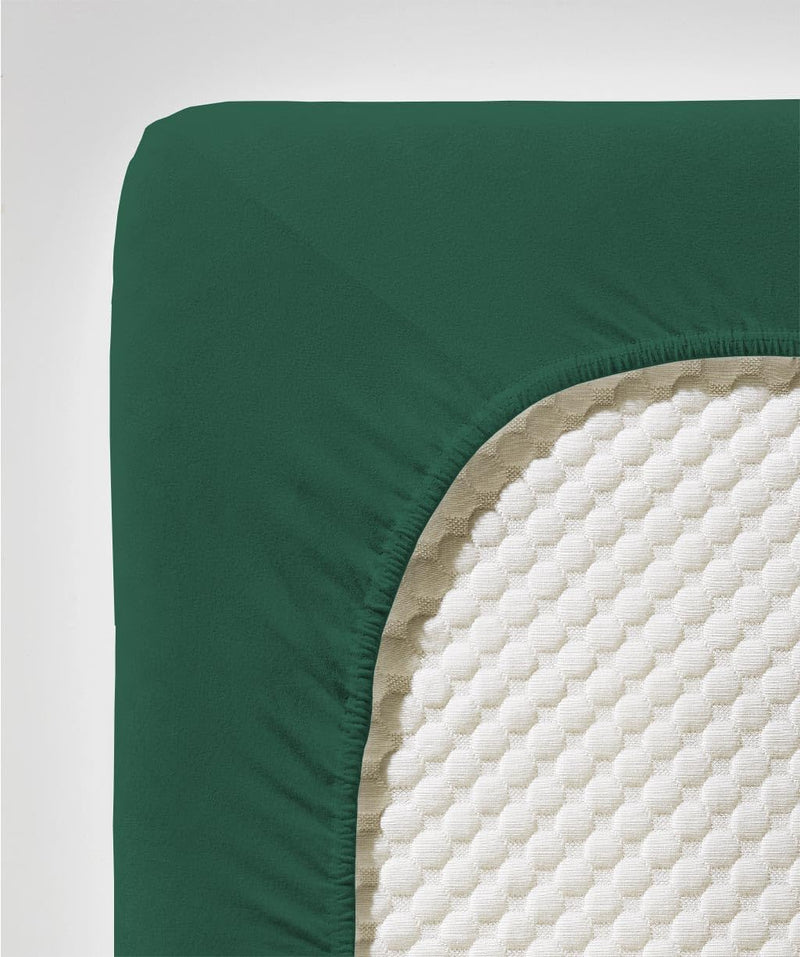 fleuresse Comfort Spannbettlaken (96 % Baumwolle, 4 % Elasthan), mit Rumdumgummizug, Ökotex Standard