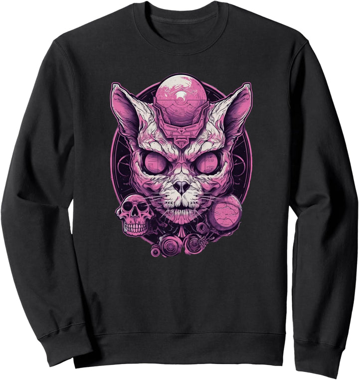 Coole pastel goth katze demon cat Sweatshirt