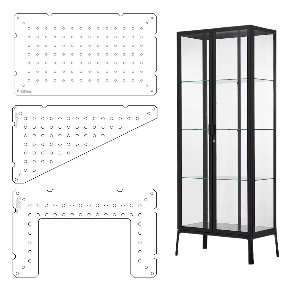 Einlegeboden für IKEA MILSBO hoch Gewächshausschrank – 8 mm dicke, klare Acryl-Pflanzenregale, kompa
