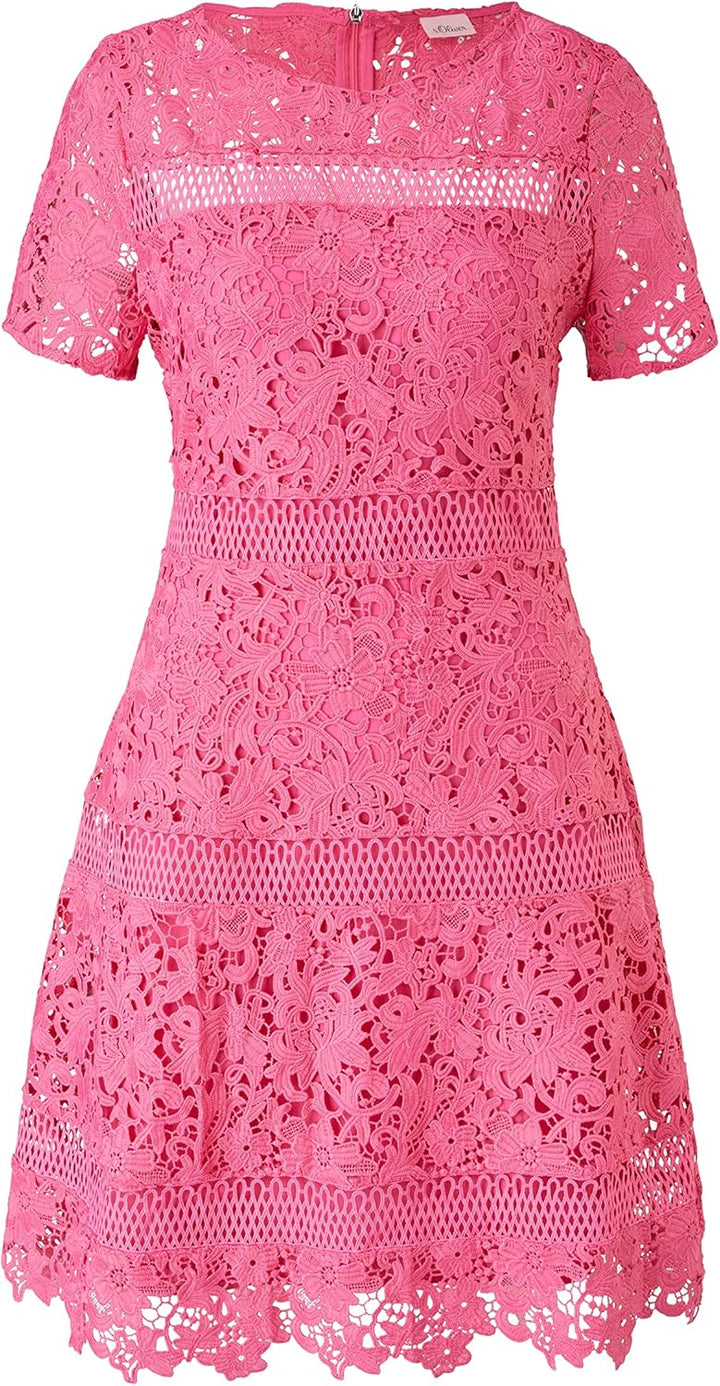 s.Oliver BLACK LABEL Damen Casual Dress 32 Rosa 4464, 32 Rosa 4464