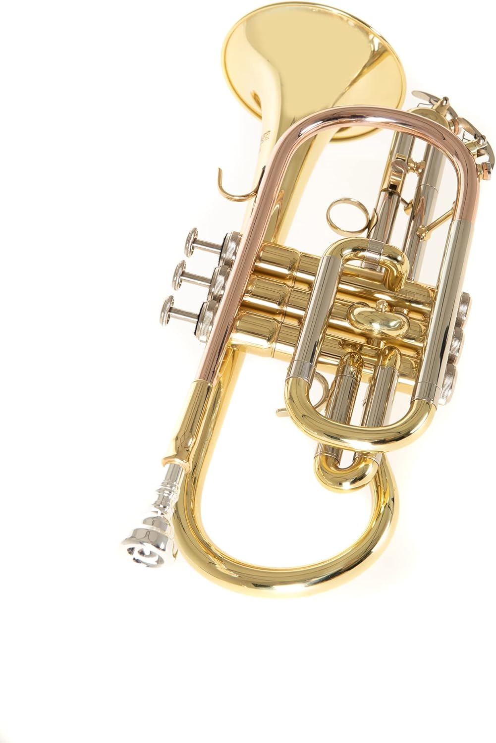 Roy Benson Bb Kornett MOD.CR-202 lackiert, inkl. Etui, gold, CR-202