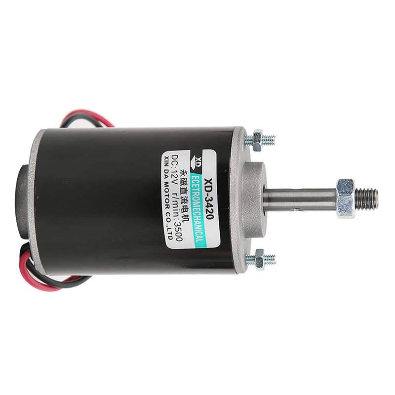 Permanent Magnetmotor DC 12V, Mini Dauermagnet Motor Gleichstrommotor Elektromotor Reversibel Elektr