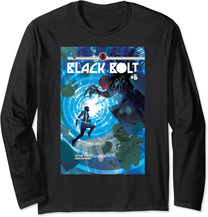 Marvel Black Bolt The Jailer Comic Cover Langarmshirt