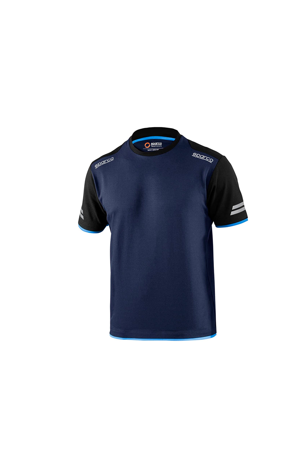 Sparco Herren Arbeits-T-Shirt Tucson aus atmungsaktivem technischem Sommerstoff. Piqué-Shirt mit ver