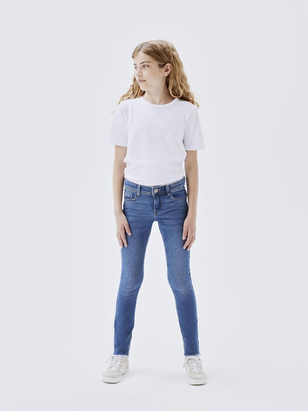 NAME IT Girl Jeans Skinny Fit 92 Medium Blue Denim, 92 Medium Blue Denim