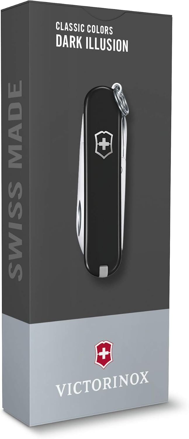 Victorinox Schweizer Taschenmesser, Klein, Classic SD, Multitool, Swiss Army Knife, Geschenk, 7 Funk