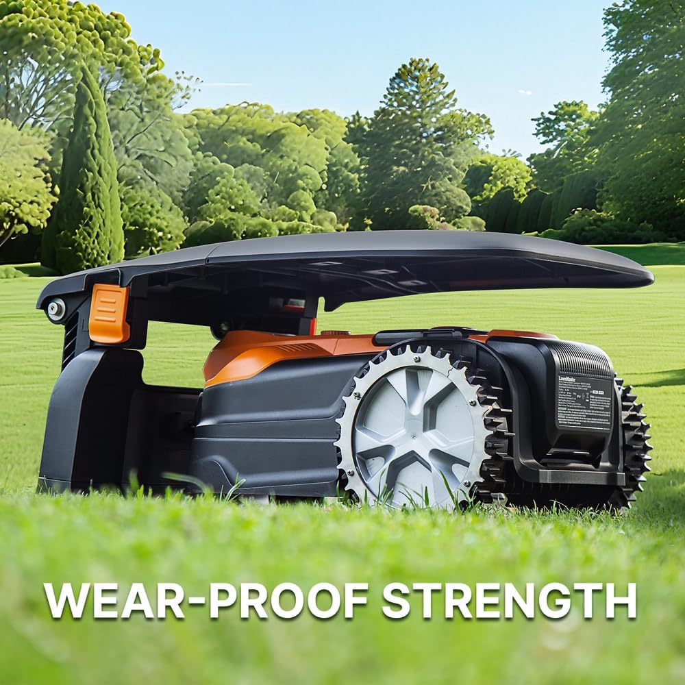 LawnMaster Mähroboter Garage 952641 – Wetterfestes Dach ohne Signalverlust, zuverlässiger Schutz vor