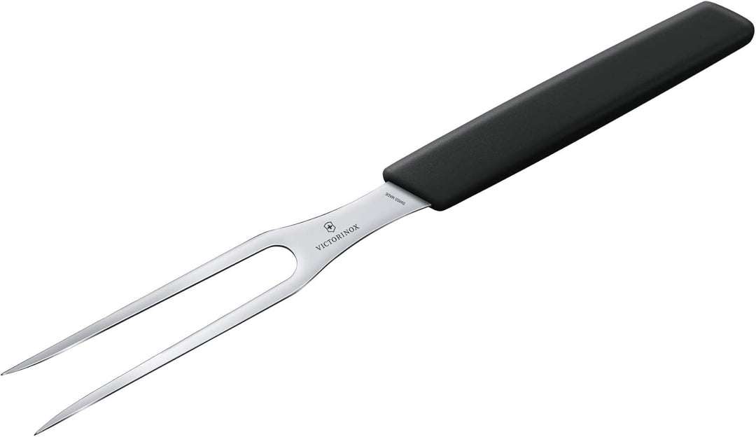 Victorinox Swiss Modern, Profi Tranchiergabel, Extra Scharfe Klinge, 15 cm, Robuster Kunststoffgriff