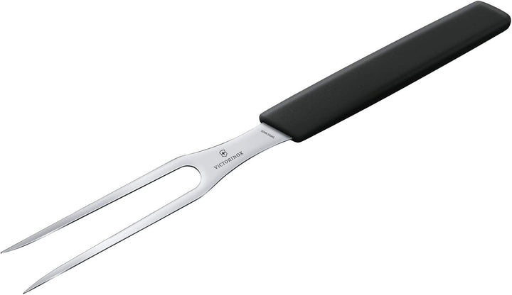 Victorinox Swiss Modern, Profi Tranchiergabel, Extra Scharfe Klinge, 15 cm, Robuster Kunststoffgriff