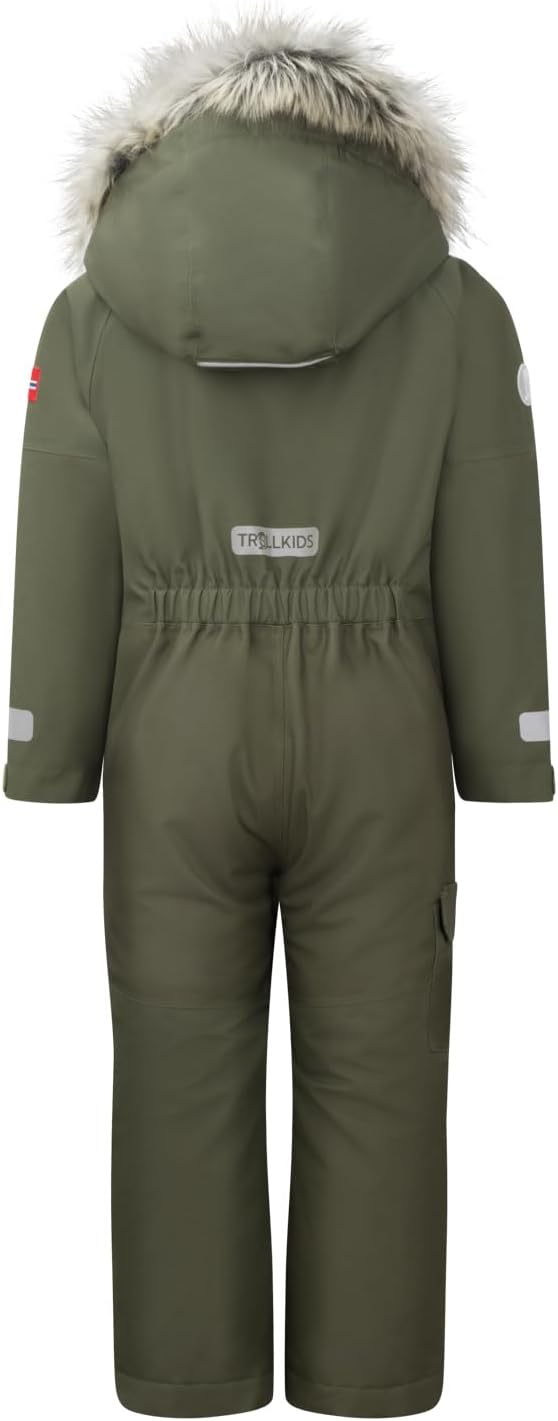 Trollkids Kids Kirkenes Snowsuit 128 dusky olive, 128 dusky olive