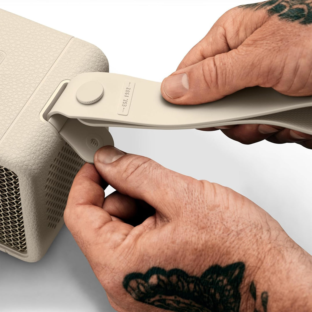 Marshall Middleton kabelloser tragbarer Bluetooth-Lautsprecher, über 20 Stunden tragbare Spielzeit,