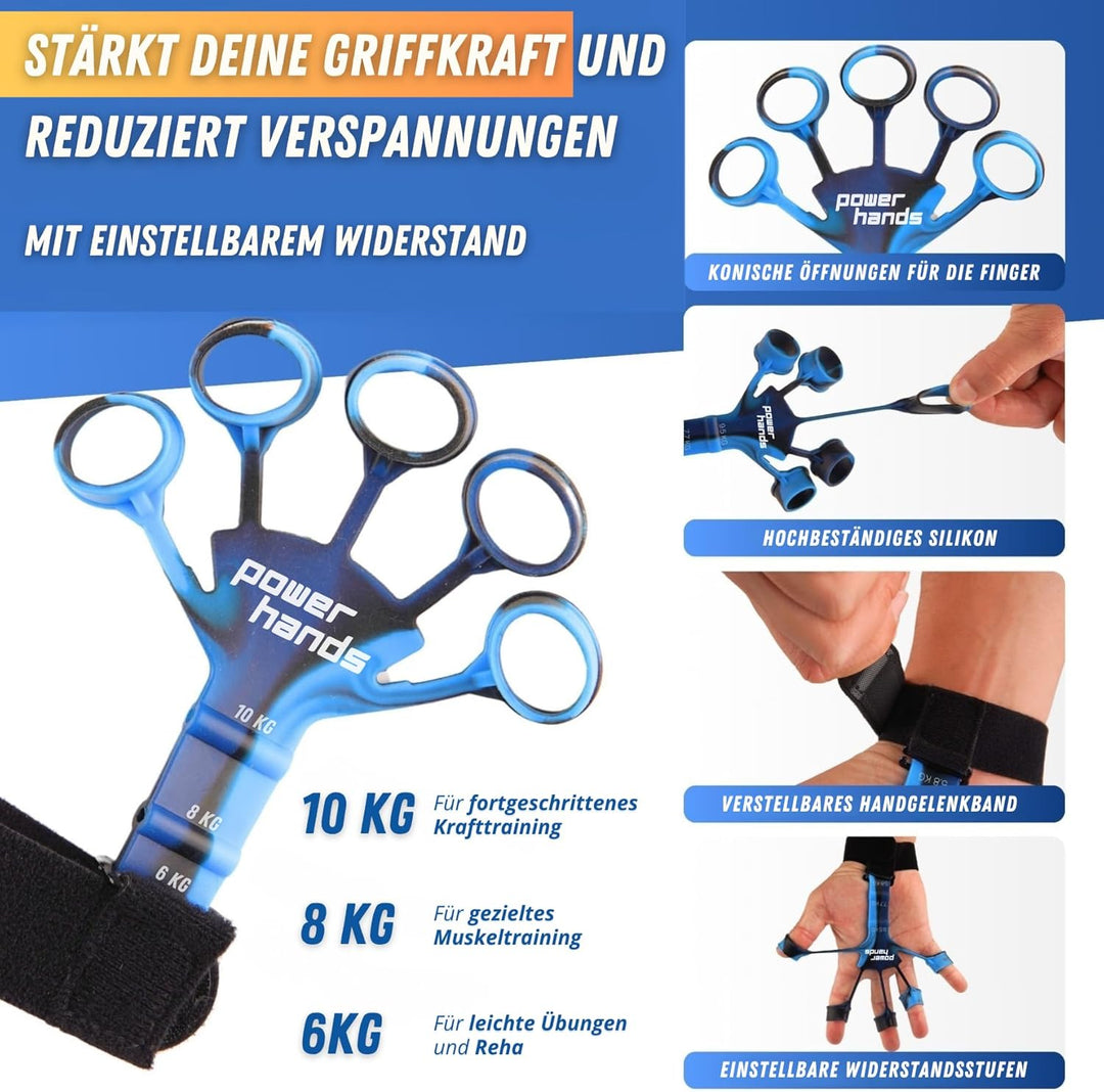 Handgriff Trainer Unterarmtrainer, Grip Trainer & Hand Gripper für Griffkraft Training, Finger und A