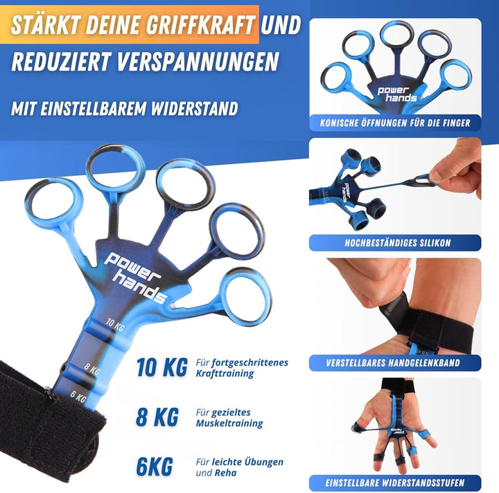 Handgriff Trainer Unterarmtrainer, Grip Trainer & Hand Gripper für Griffkraft Training, Finger und A