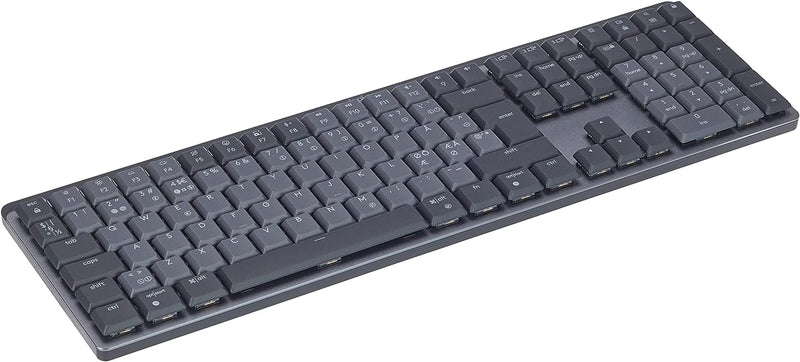 Logitech MX Mechanische kabellose beleuchtete Performance-Tastatur, Klickende Tasten, Hintergrundbel