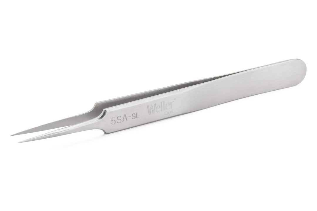Weller Erem 5SASL Präzisionspinzette Mit Sehr Feinen Spitzen, Geeignet Für Sehr Feine Drähte 1, 1