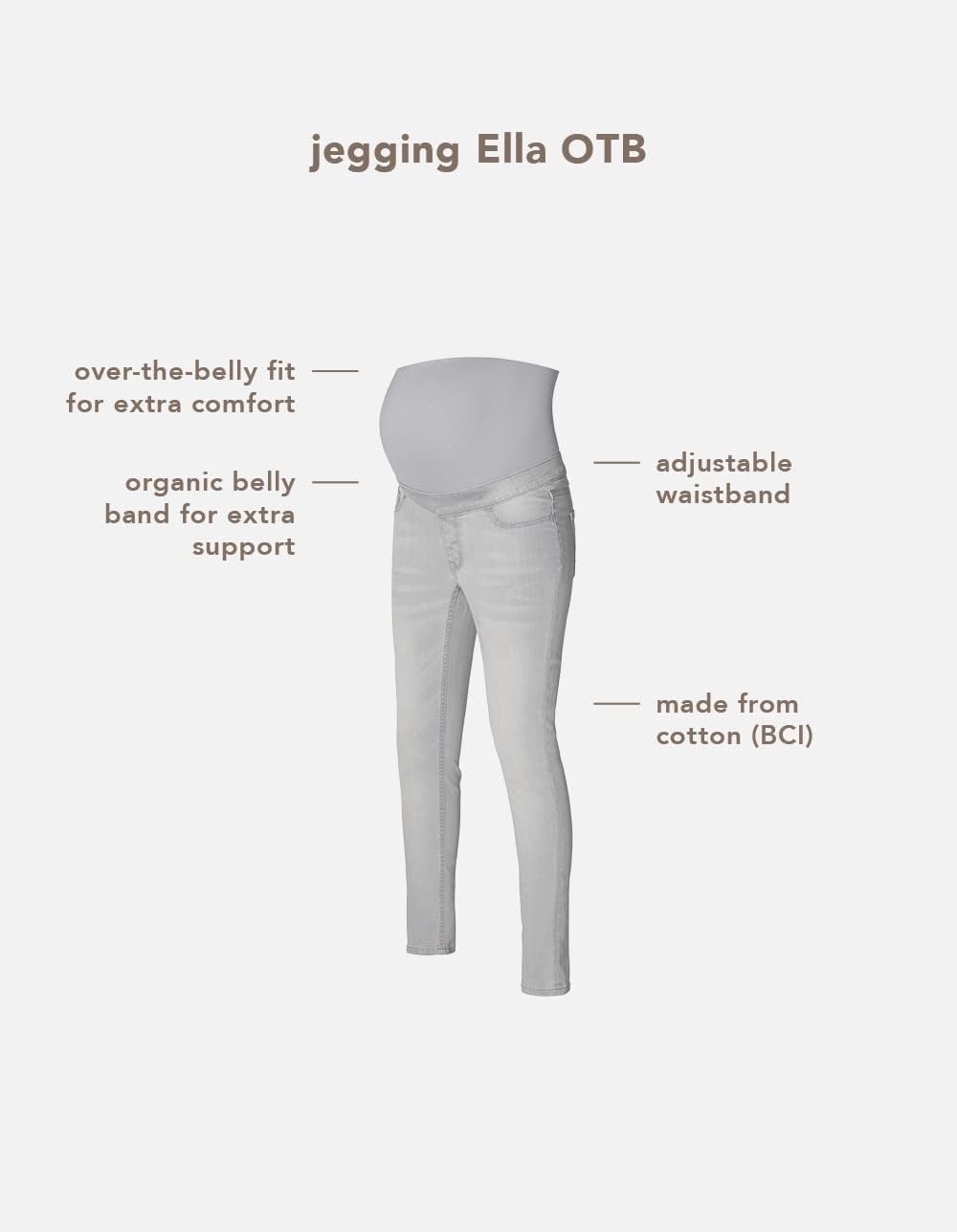 Noppies Damen Ella Over The Belly Jegging Jeans 26 Light Aged Grey, 26 Light Aged Grey